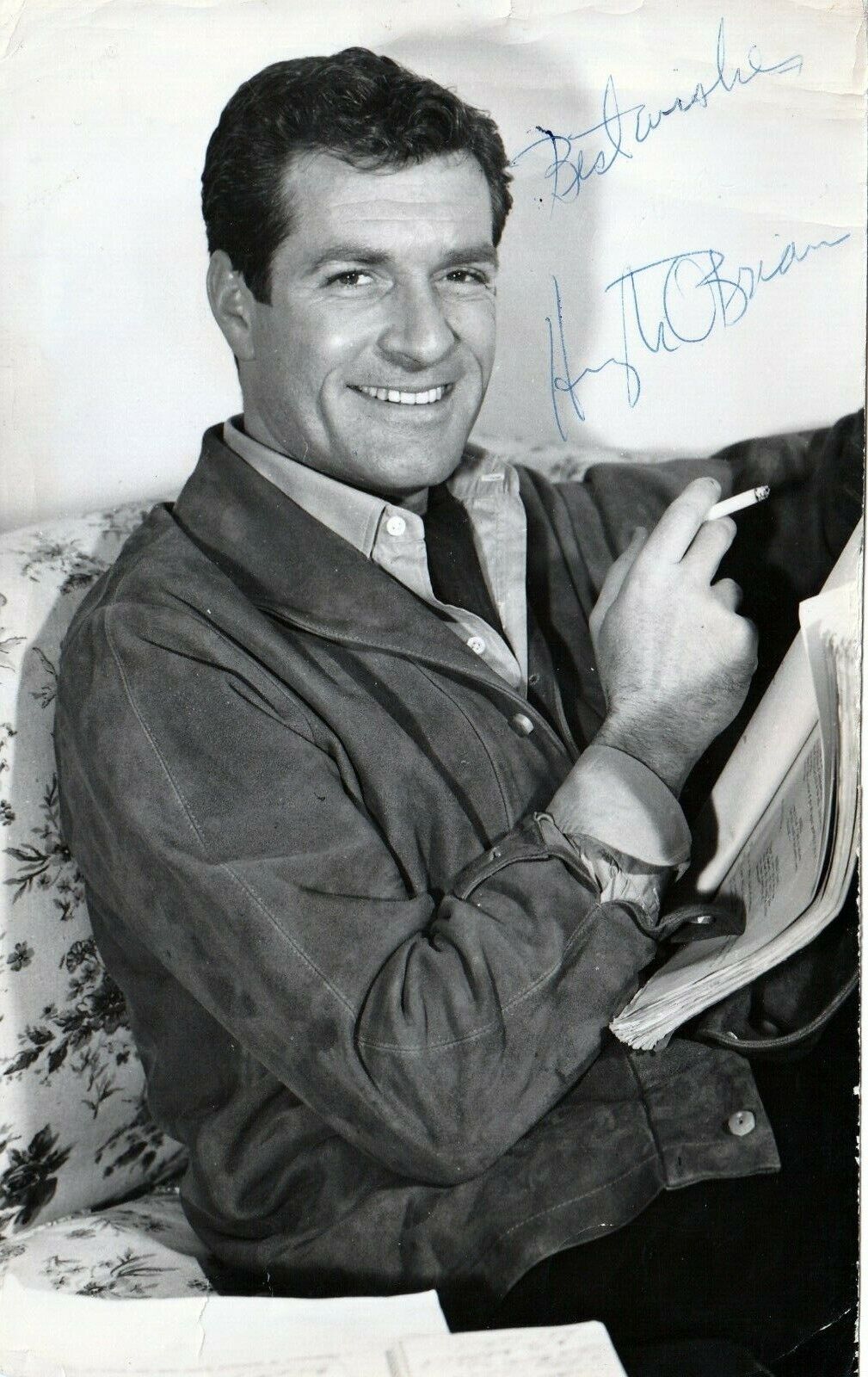 HUGH O'BRIAN (1925-2016) Ten Little Indians, WYATT EARP Signed pic