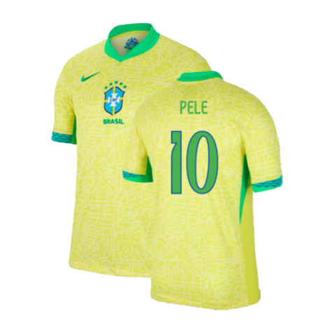 Maillot Brésil Pelé 10 Domicile 2024/2025