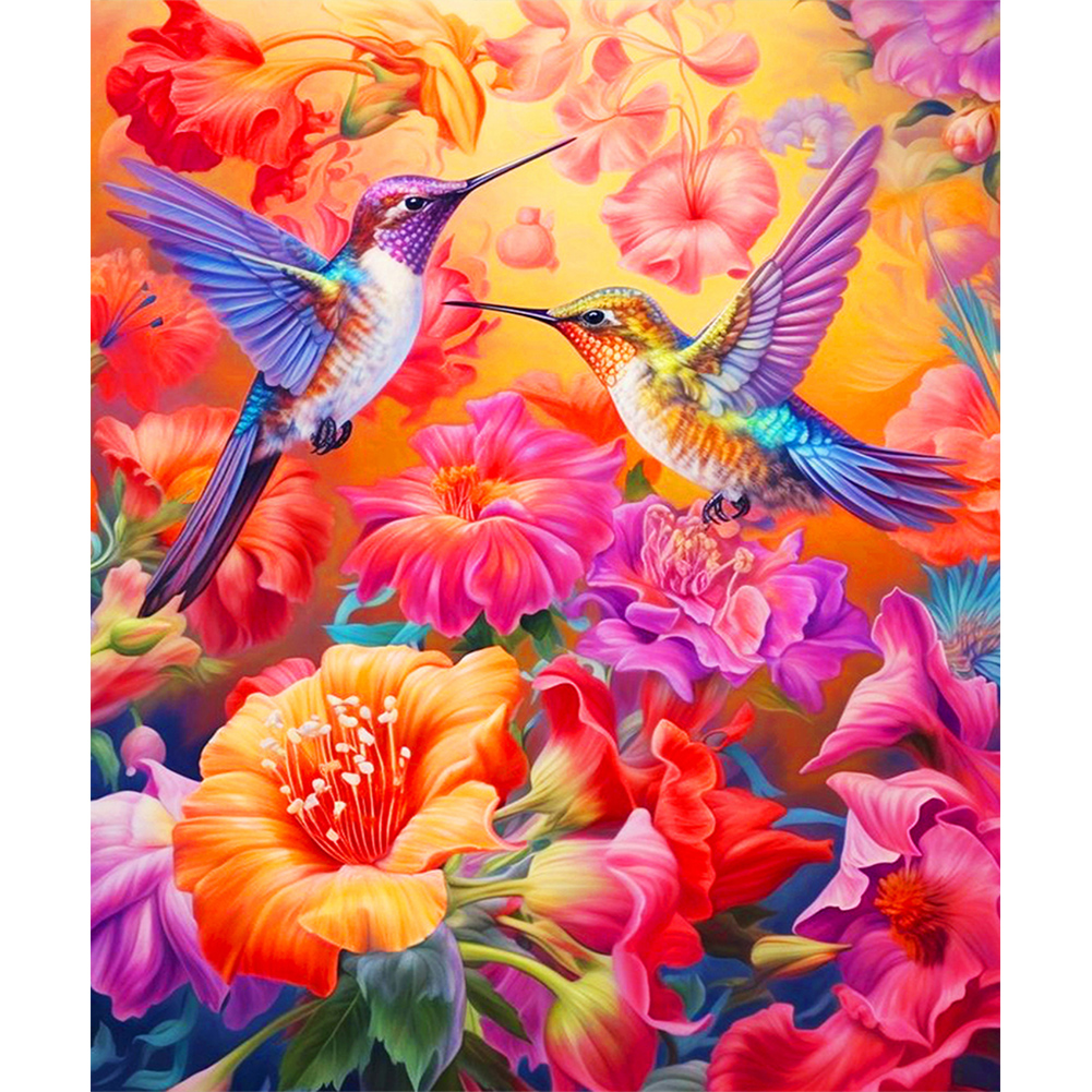 Hummingbird-Paint by Numbers-50x60cm