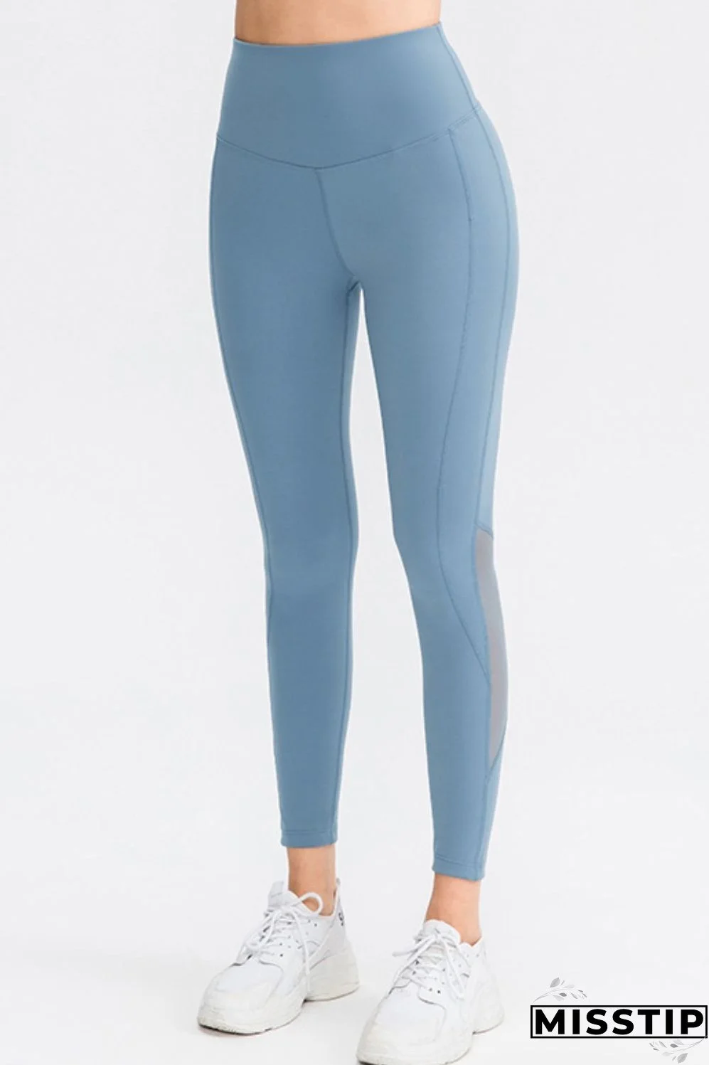 Wide Waistband Slim Fit Long Sports Pants