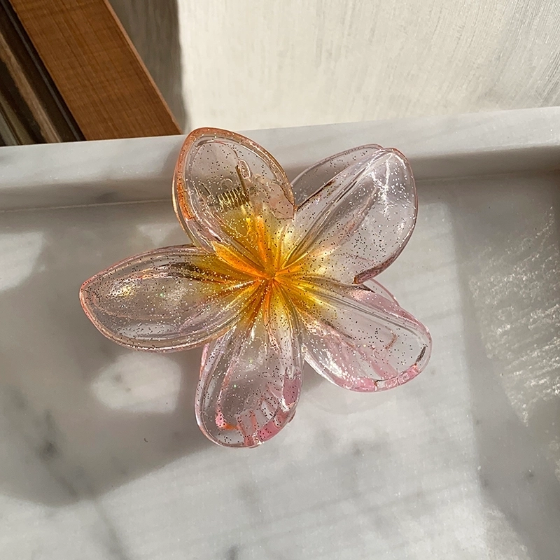 Women’s Sweet Minimalist Flower Plastic Hair Claws