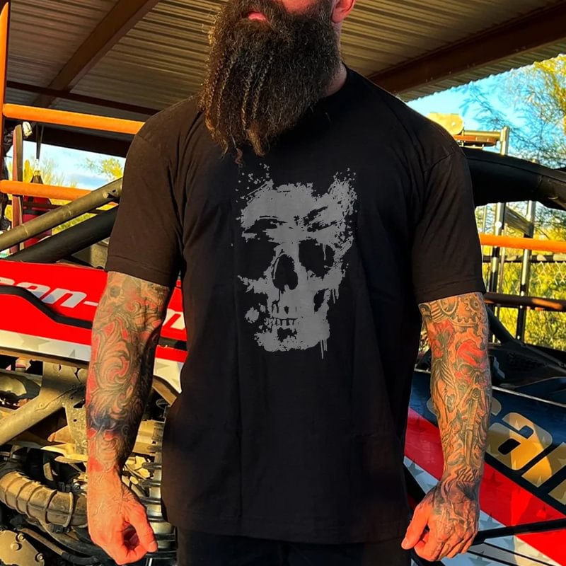 Livereid Skull Printed Men's T-shirt - Livereid
