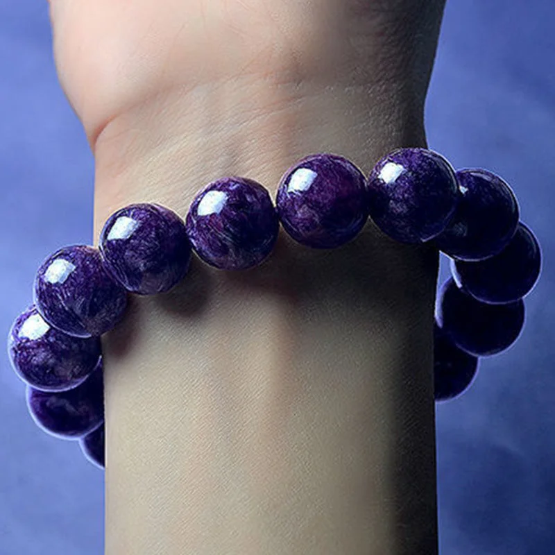 Natural Amethyst Crystal Meditation Balance Bracelet