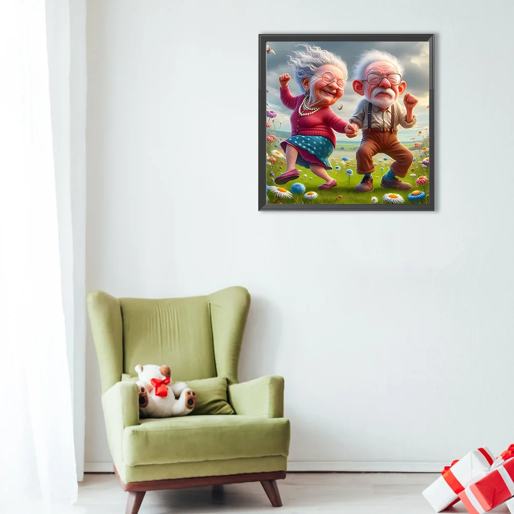 Diamond Painting - Full Round Drill - Couple(Canvas|40*40cm)