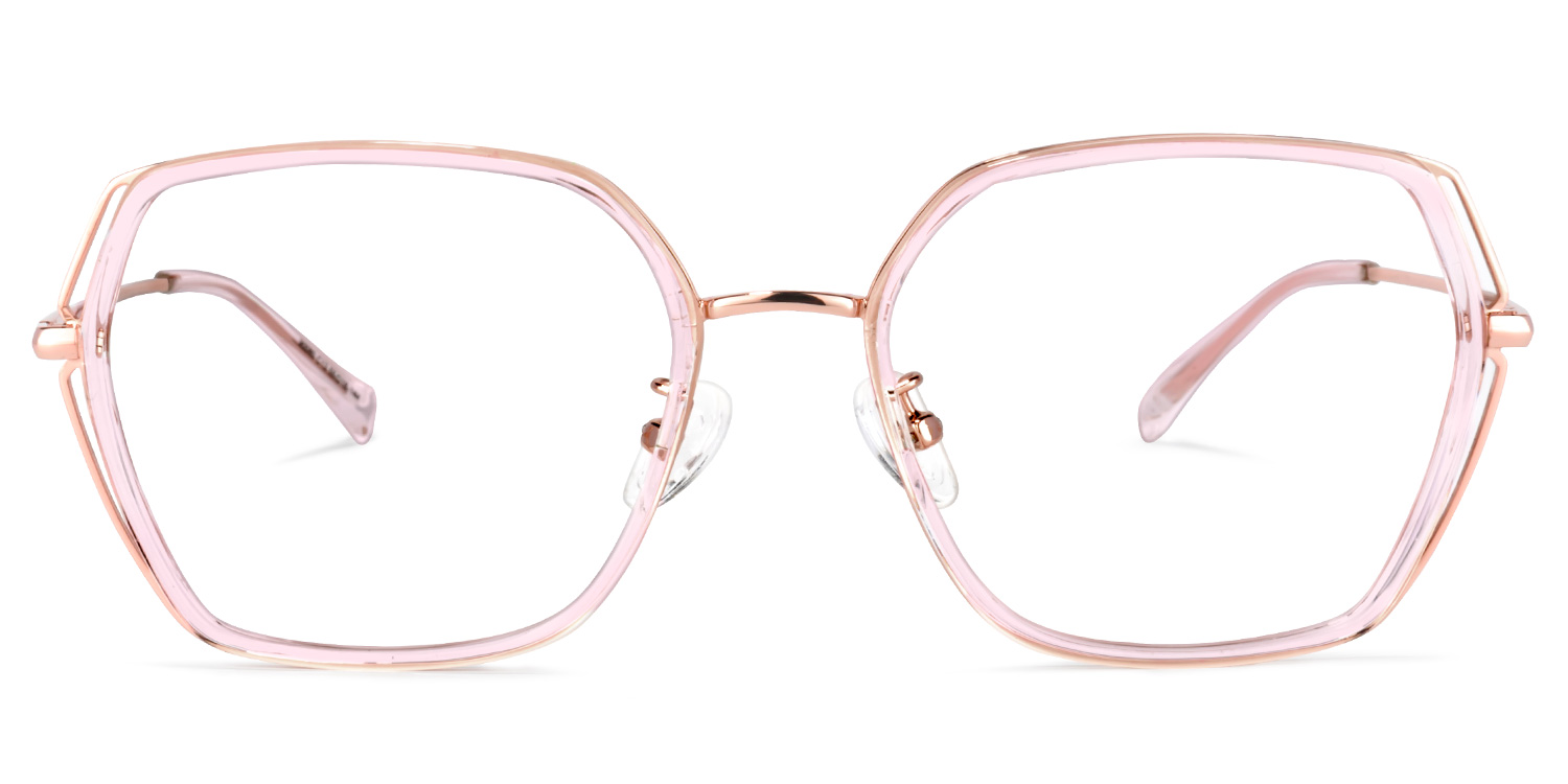 Uan Rosa Geometrisch Brille   Rosa