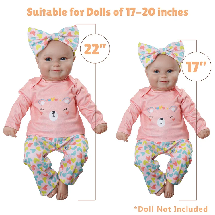 Babeside 1720 Inches Newborn Baby Dolls Girl Reborn Baby Dolls Clothes