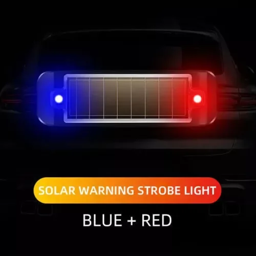 Dronehint Solar Flash LED Light Anti-theft Safety Warning Light Parts For Car Motorcycle (For: BYD) Parts
