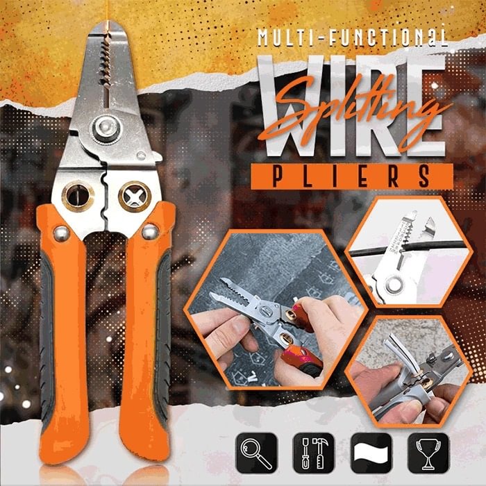 Multi-Functional Wire Splitting Pliers