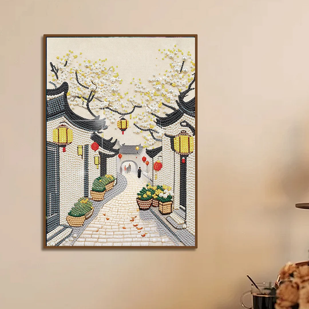 Diamond Painting - Partial Special Shaped Drill - Alley(Canvas|30x40cm)