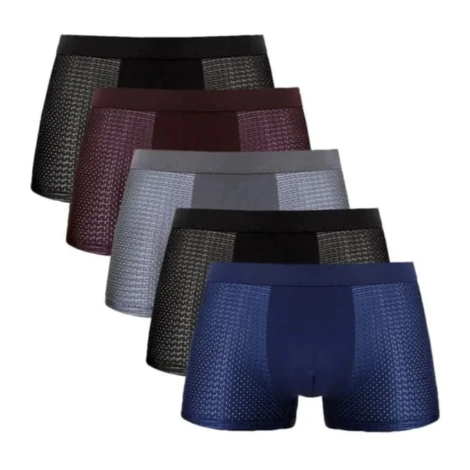 Kit 4 Boxers Briefs - Bamboo Fiber Panties🌿 - 🔥🔥Father's Day Special(BUY 5 GET 5 FREE)