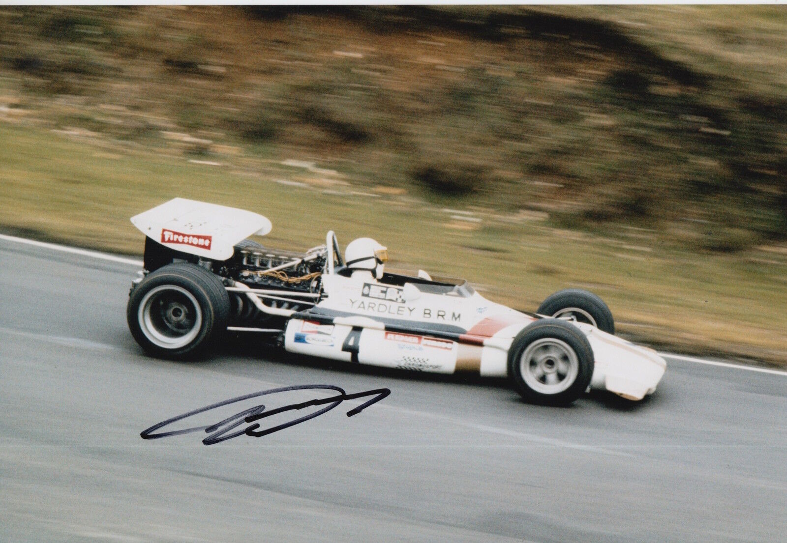 Howden Ganley Hand Signed 12x8 Photo Poster painting Yardley BRM F1 2.