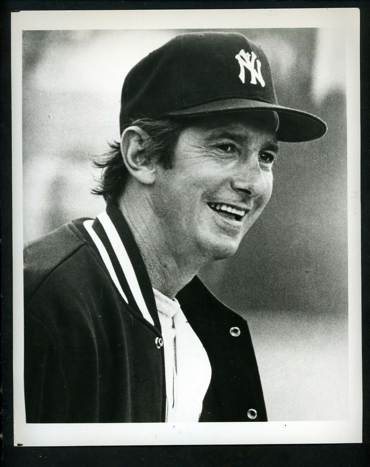 Billy Martin Manager New York Yankees 8 x 10 B&W Photo Poster painting