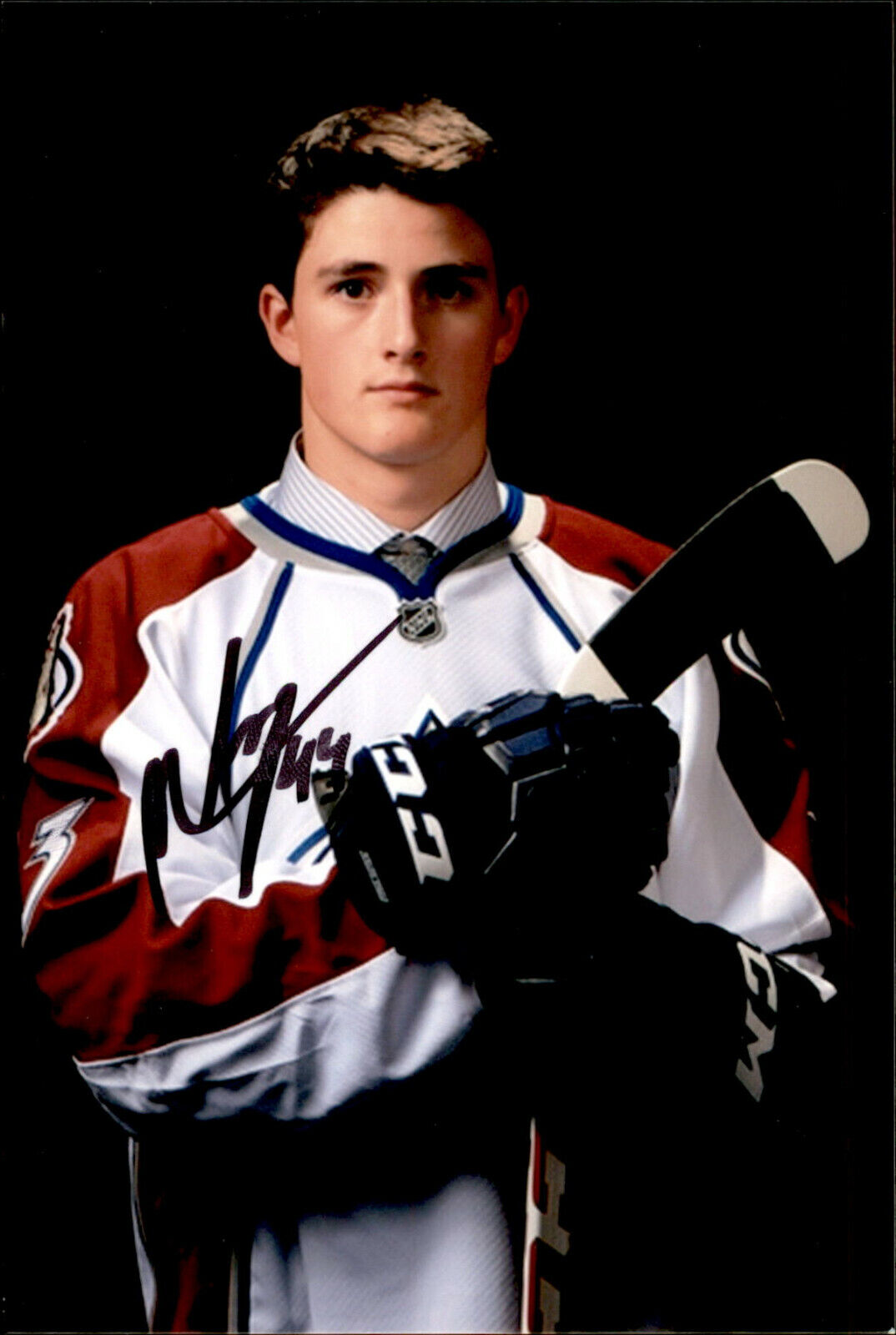 Mason Geertsen SIGNED 4x6 Photo Poster painting COLORADO AVALANCHE #2