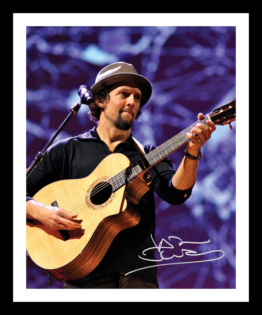 Jason Mraz Autograph Signed & Framed Photo Poster painting 1