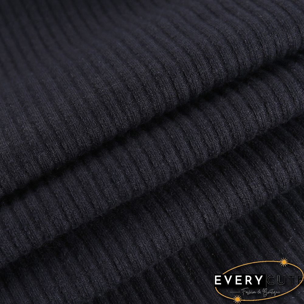 Turtleneck Short-Sleeved Hip Skirt