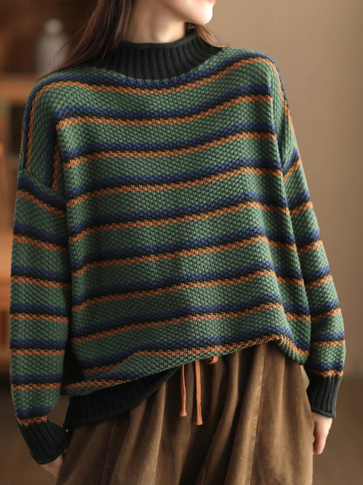 Chicfifth Sweater Women Winter Long Sleeve High Quality Autumn Vintage Top Knitted Cardigan