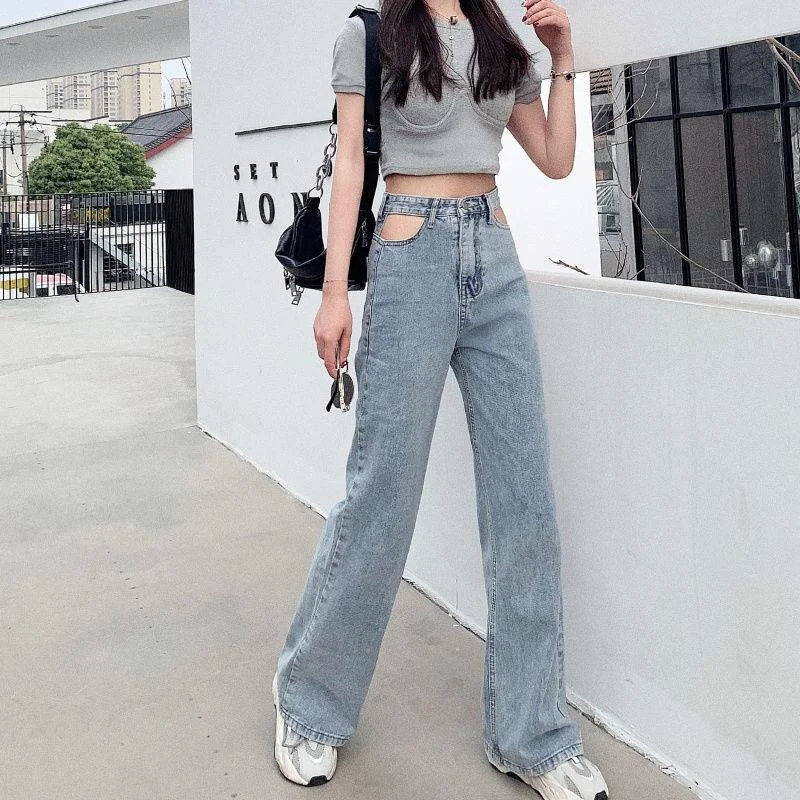AESTHETIC VINTAGE STYLE PENCIL PANTS V145