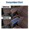 Car Center Console Cover, Universal Leather Waterproof Armrest Seat Box Cover Protector, Comfortable Car Decor Accessories Fit for Most Cars, Vehicles, SUVs -Blue
