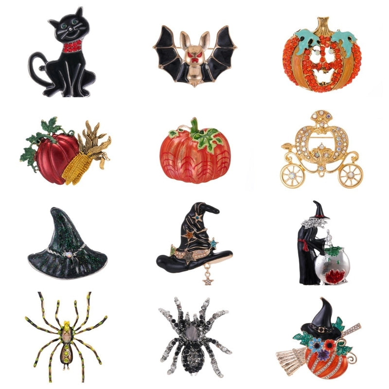 Minimalist Animal Animals Plating Bat Hat Unisex Brooches