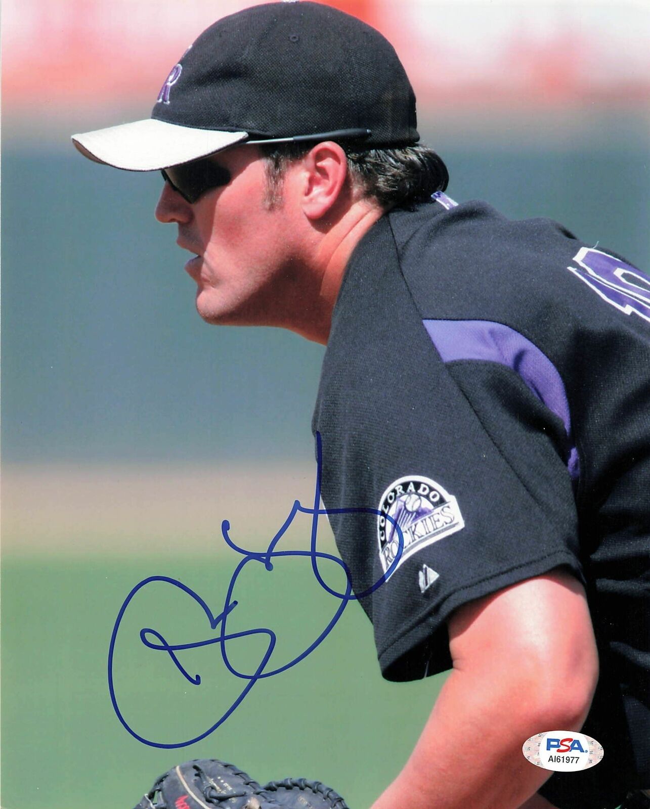 ANDY TRACY signed 8x10 Photo Poster painting PSA/DNA Colorado Rockies Autographed