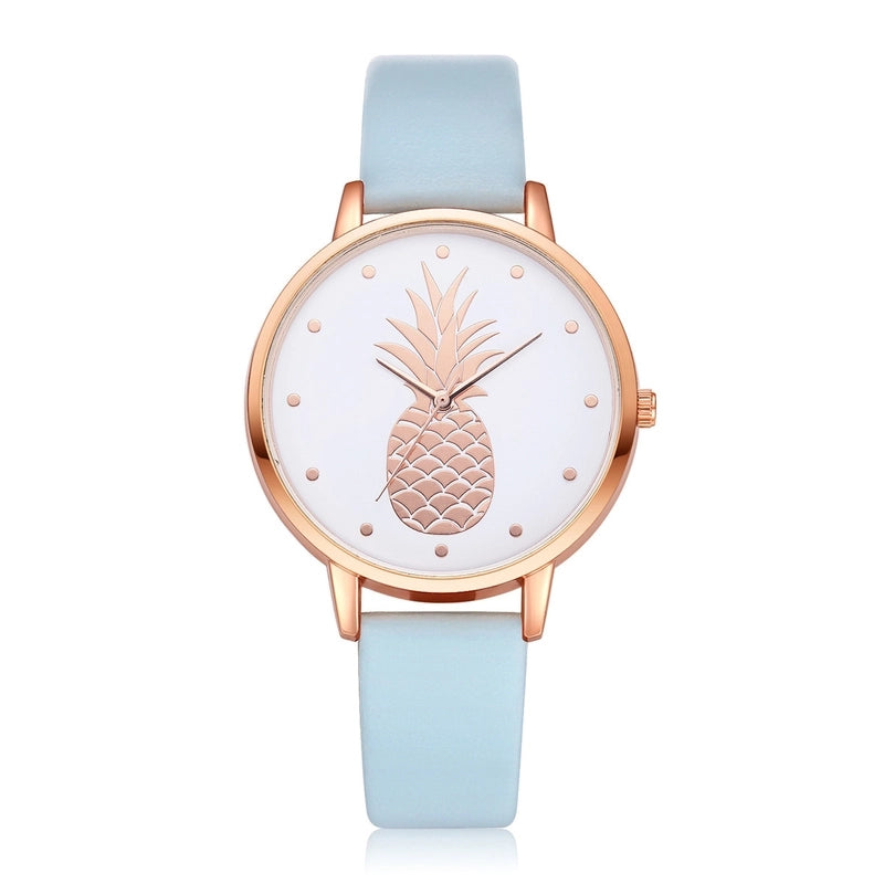 Minimalist Pineapple Buckle Quartz Women’s Watches