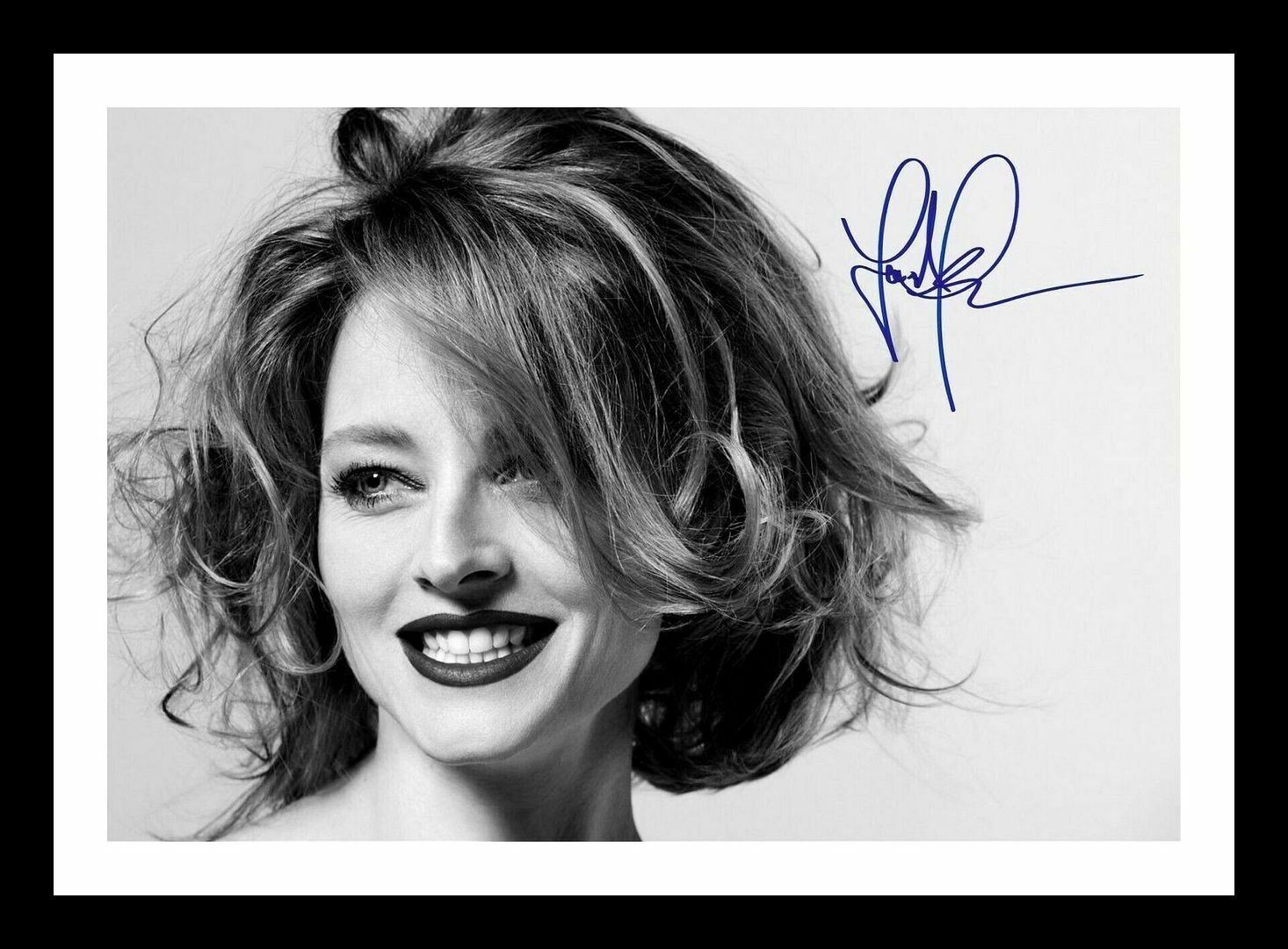 Jodie Foster Autograph Signed & Framed Photo Poster painting