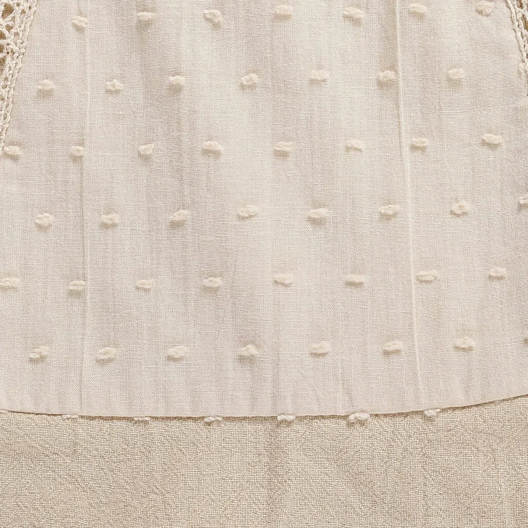 2 Pcs Baby&rsquo;s Summer Suit Sleeveless Lace Vest Top Layered Hem + Tiered Skirt Panty Outfit for Toddler Girl 6M-4Y