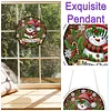 Diamond Painting Acrylic Snowman Pendant Kits for Home Wall Decor