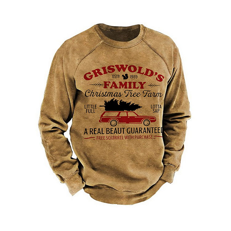 Comstylish Christmas Movie Vintage Raglan Sleeves Sweatshirt