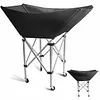[US Local Warehouse] Collapsible Hammock Ball Cart with Wheels Volleyball Cart with Carry Bag Garage Sports Equipment Organizer for Easy Storage and Transport Hold Up To 28 Balls