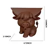 3D Printed Highland Cow Sponge Holder with Drainage Kitchen Sink Organizer Funny Sponge Stand for Kitchen Sink and Home Decor