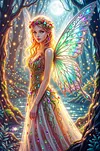 Luxury AB Velvet Diamond Painting Kit - Fairy
