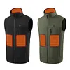 Men Ladies USB Electric Thermal Vest with 9 Heating Zones for Outdoor Activities