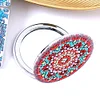 DIY Diamond Painting Mandala Pattern Portable Pocket Mirror Kit