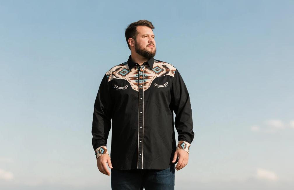 Cowboy shirt with delicate design