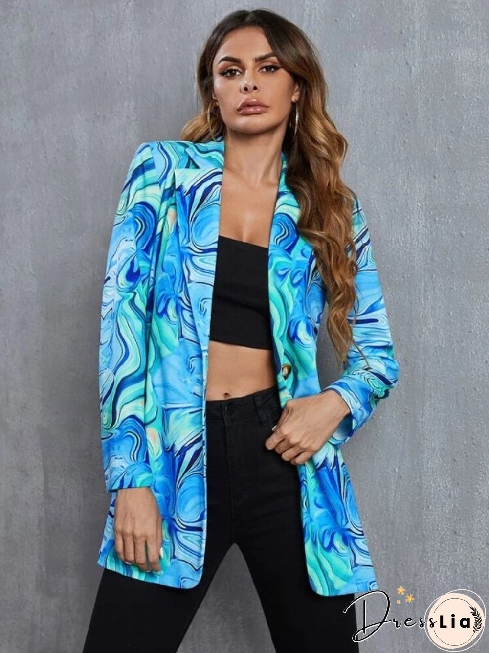New Spring And Autumn Printed Lady's Casual Small Suit Coat Fashion Women's Wear Colorful Blazer Jacket For Women Suit Blazer