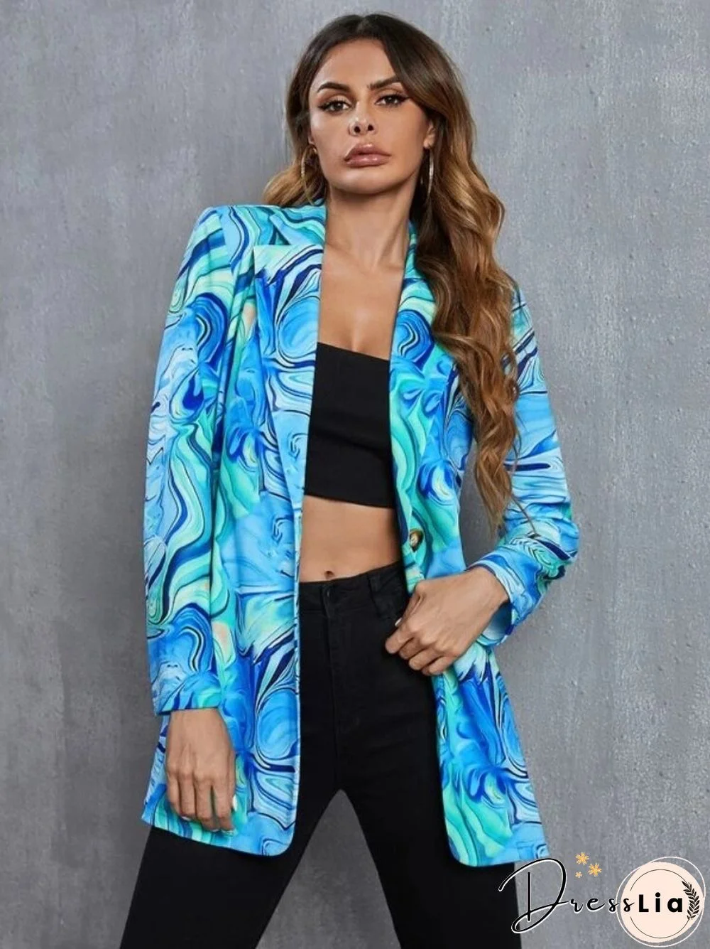 New Spring And Autumn Printed Lady's Casual Small Suit Coat Fashion Women's Wear Colorful Blazer Jacket For Women Suit Blazer