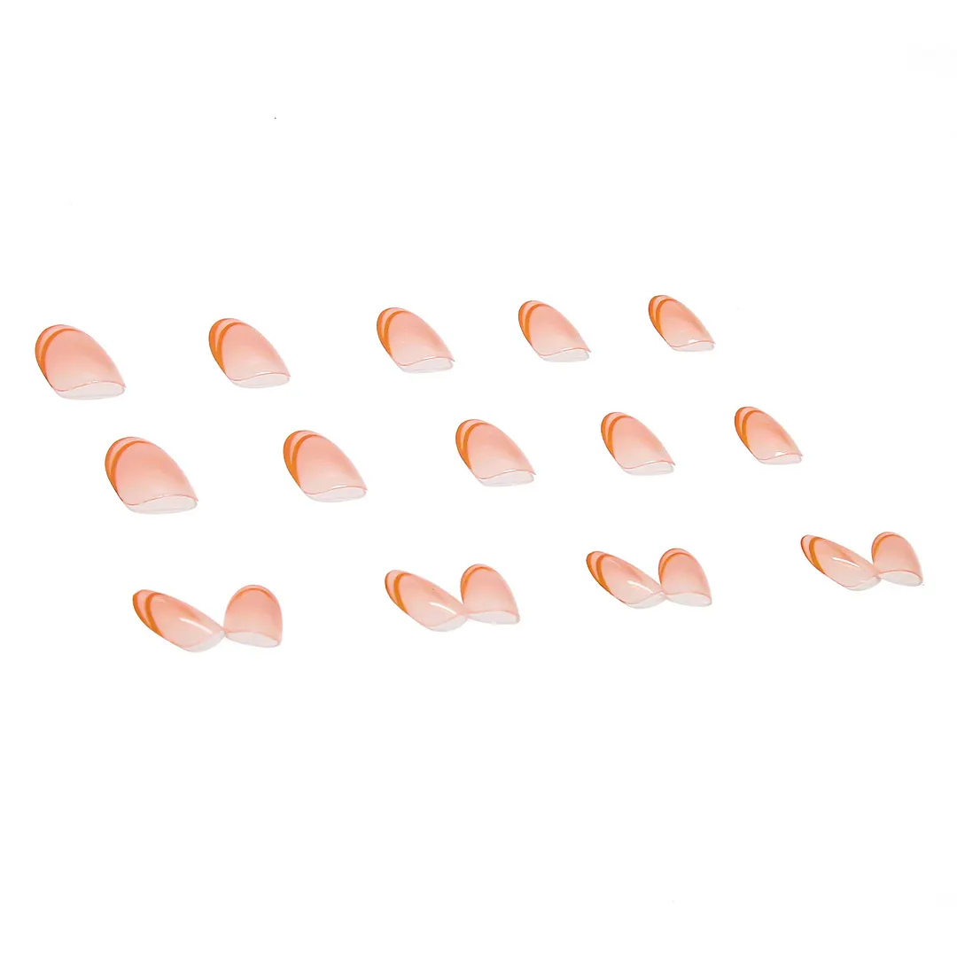 Churchf Churchf Nail Wear Nail False Round Nail Line Nail Paste Nail Paste Nail Finished Nail Patch