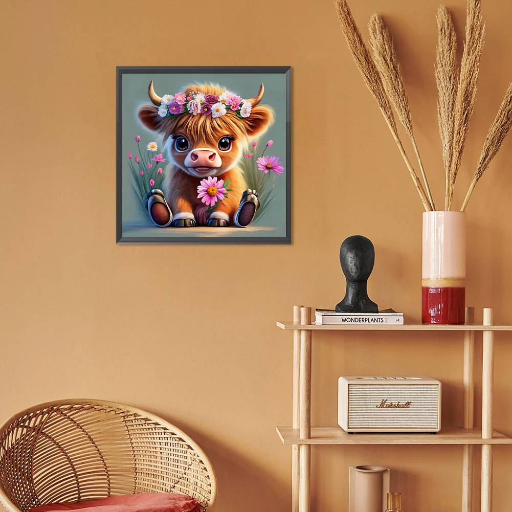 Diamond Painting - Full Round Drill - Flower Yak(Canvas|30*30cm)