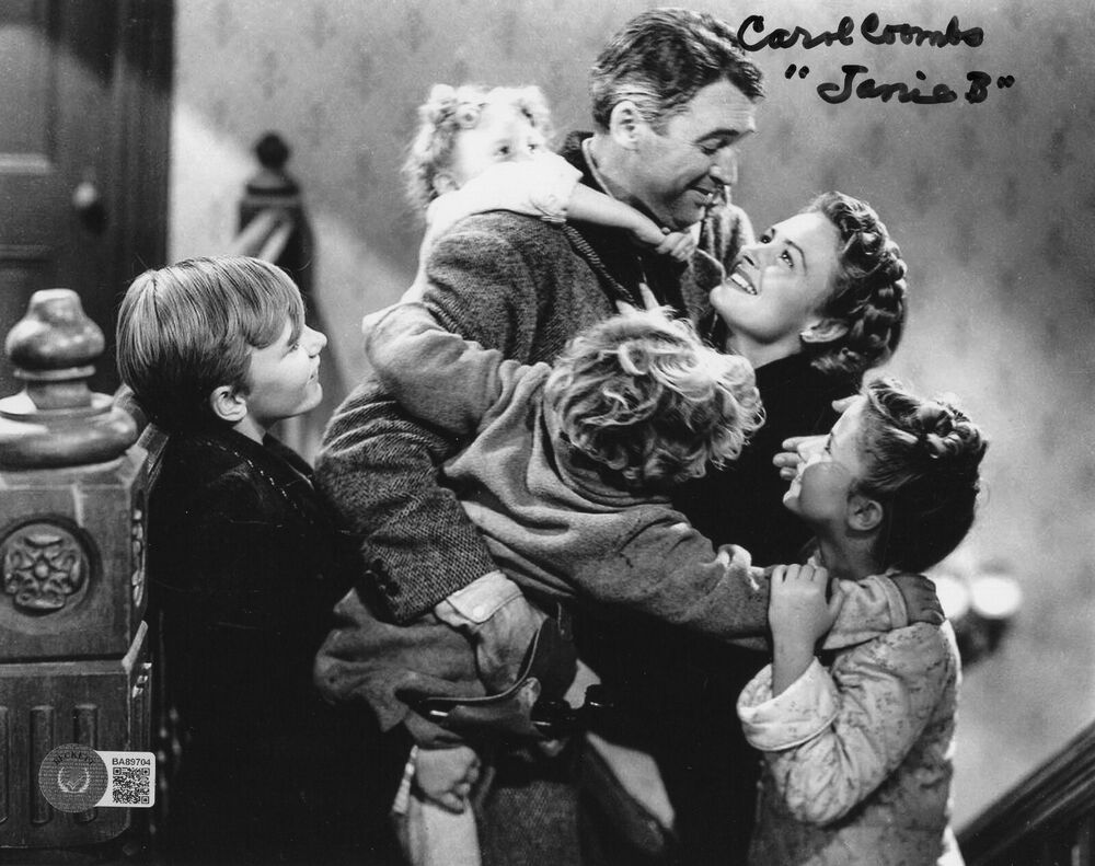 Carol Coombs Signed It's a Wonderful Life 8x10 Photo Poster painting w/Beckett BA89704