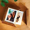 Original Walnut Solid Wood Photo Frame | Instant Camera Mini 3-inch Photo Storage Frame