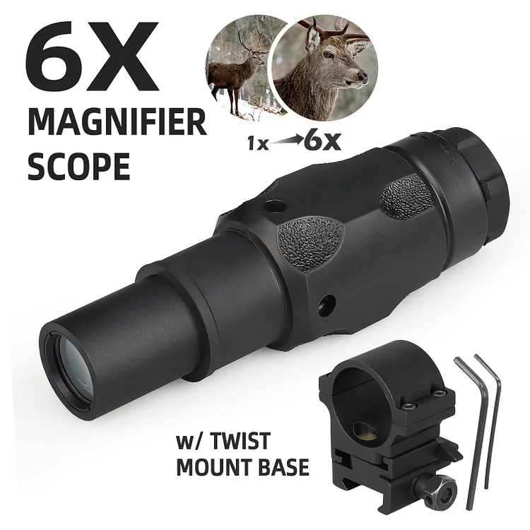 New 6X Magnifier Scope for hunting  - No Mount - HaikeWargame