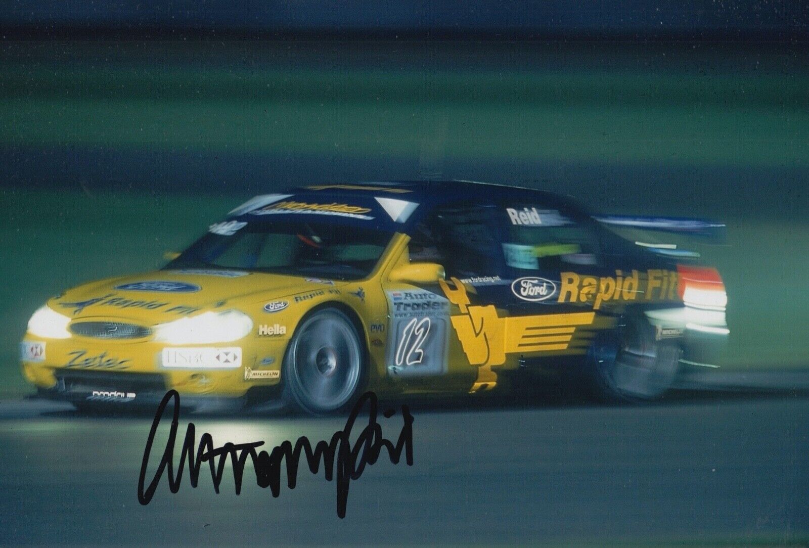 Anthony Reid Hand Signed 12x8 Photo Poster painting Touring Cars Autograph 7