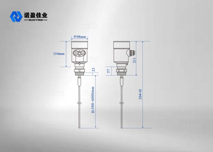 NYRD702 1.8GHz Guided Wave Radar Level Meter  Level Transmitter 1