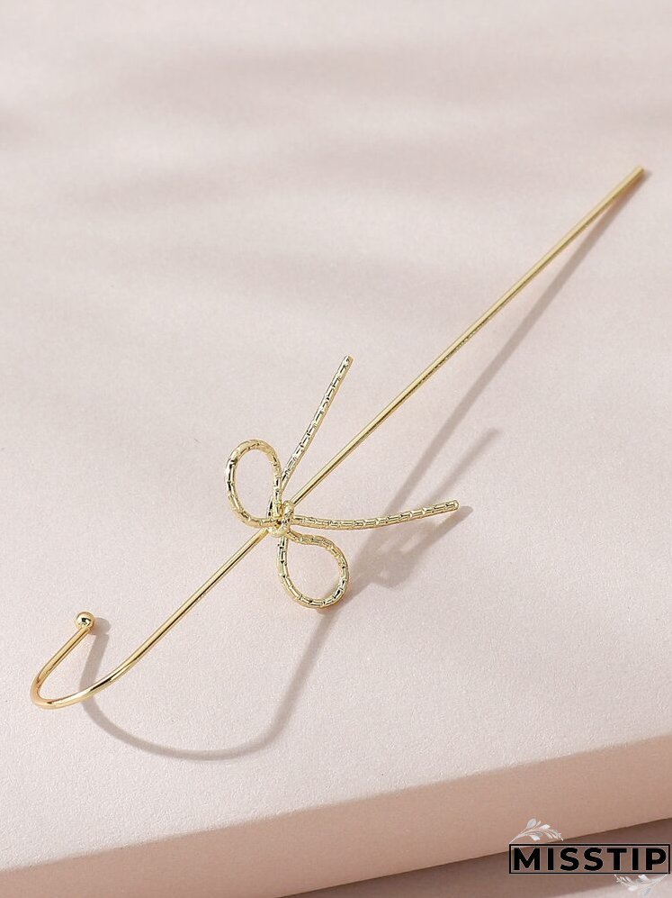 1pc Bow Knot Decor Earring