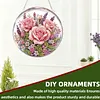 Kit d&rsquo;ornement solaire en diamant rose rose 7,87x7,87 pouces