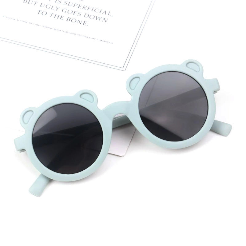 Elegant Lady Minimalist Solid Color Pc Round Frame Full Frame Glasses