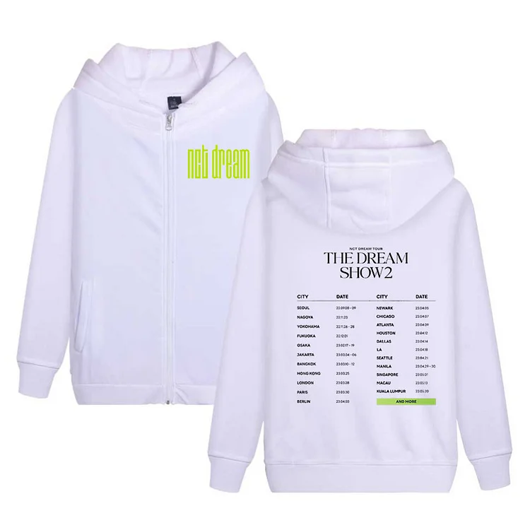 NCT DREAM 2023 World Tour THE DREAM SHOW2 : In A DREAM Zip-Up Hoodie