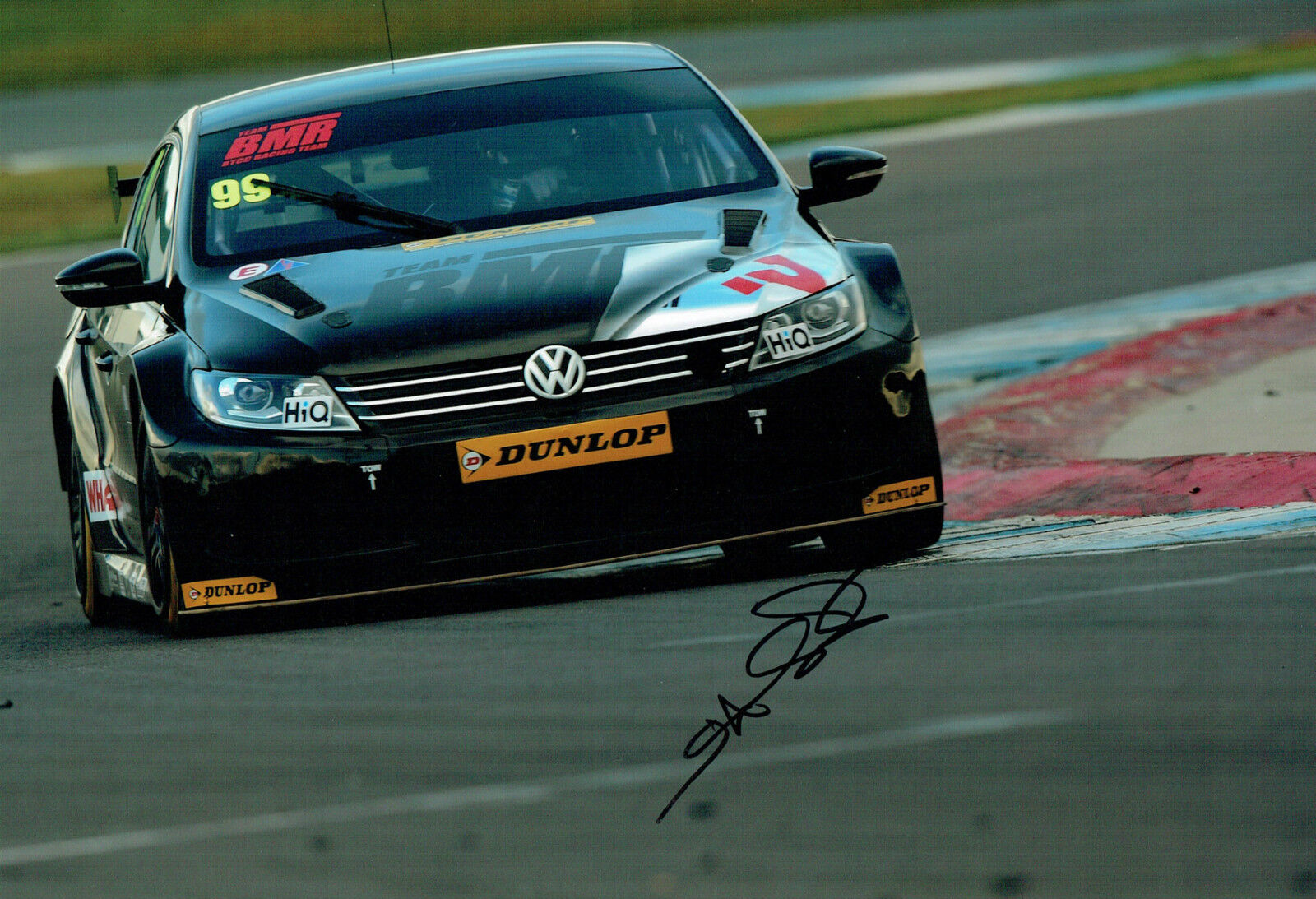 Jason PLATO British Touring Car Champion SIGNED 12x8 Photo Poster painting AFTAL Autograph COA