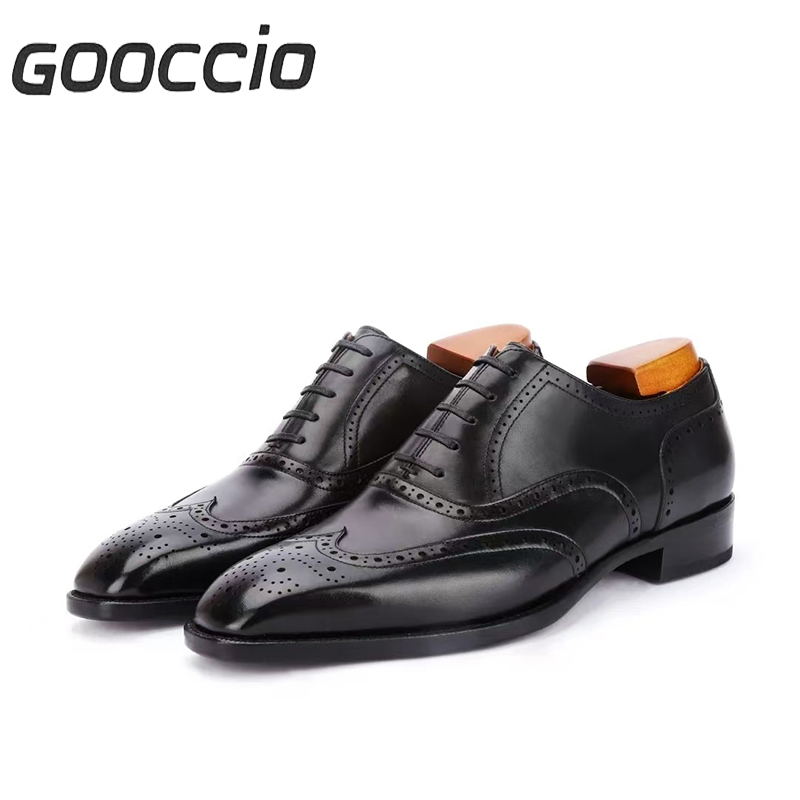 MX181 Calf Skin Dress Shoes/Oxford Shoes  For Men  GOOCCIO   
